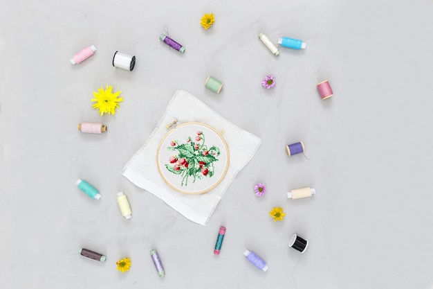 Коллекция готовых работ вышивки